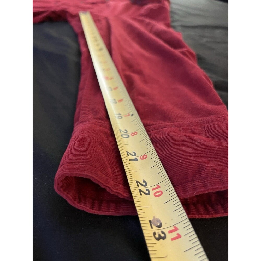 St. John's Bay Men's Red Corduroy Button Down Shirt Vintage XL 21 - Wale Texture - Picture 5 of 5